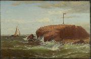 Robert Swain Gifford Seconnet Rock, New Bedford, Massachusetts France oil painting artist